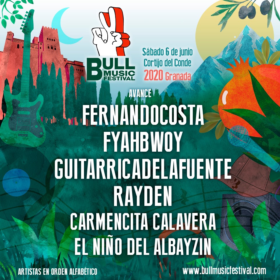 Bull Music Festival adelanta seis nuevos nombres encabezados por Fernandocosta, Fyahbwoy y Guitarricadelafuente